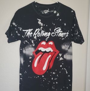 Tie dye Rolling Stones t-shirt